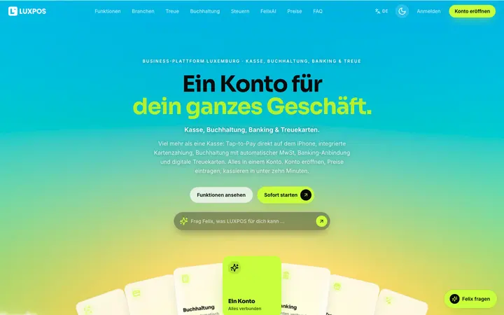 Capture du site LUXPOS